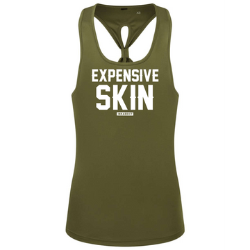 Expensive Skin Tied-Knot Racerback Tank