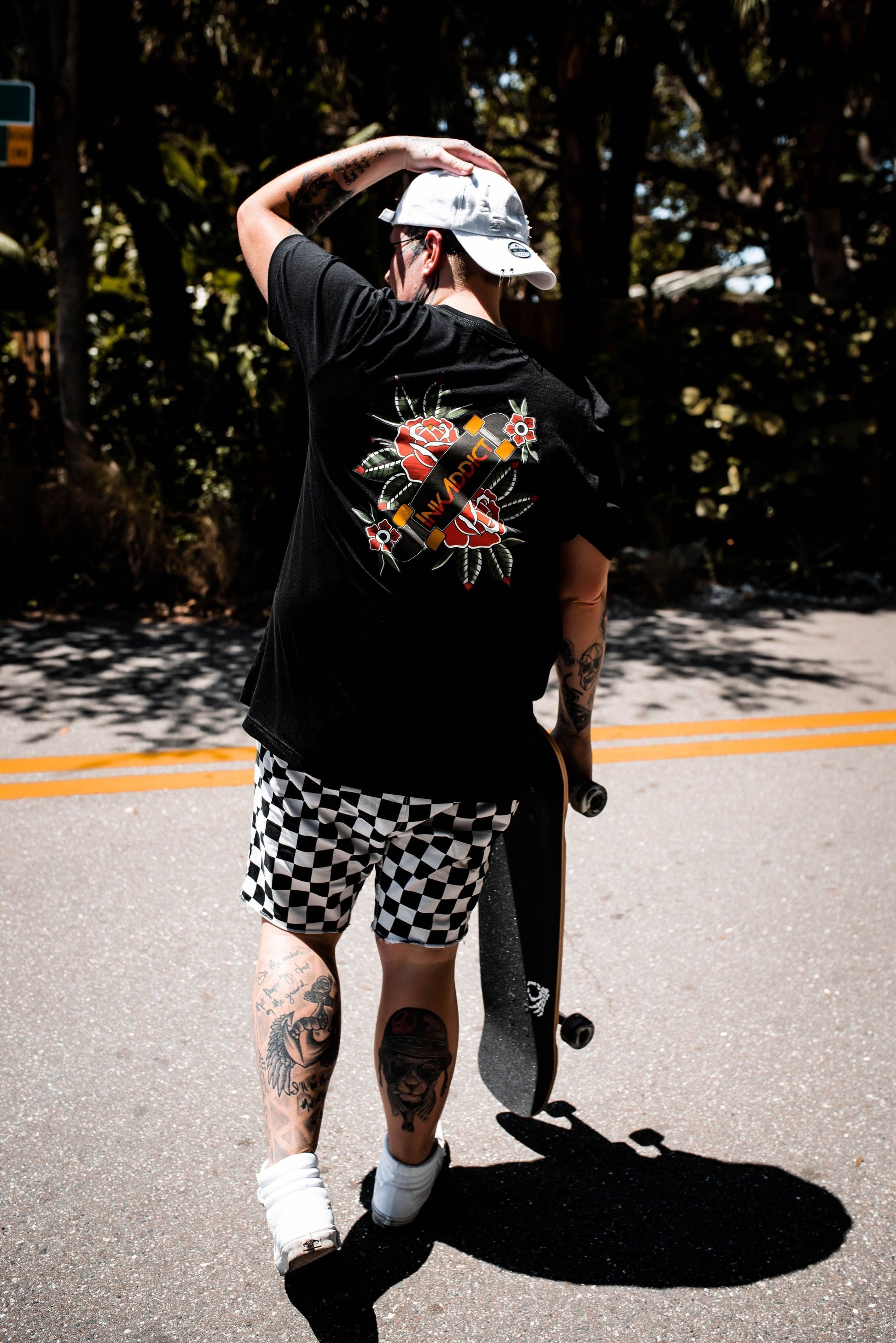 InkAddict Retro Skate Unisex Tee