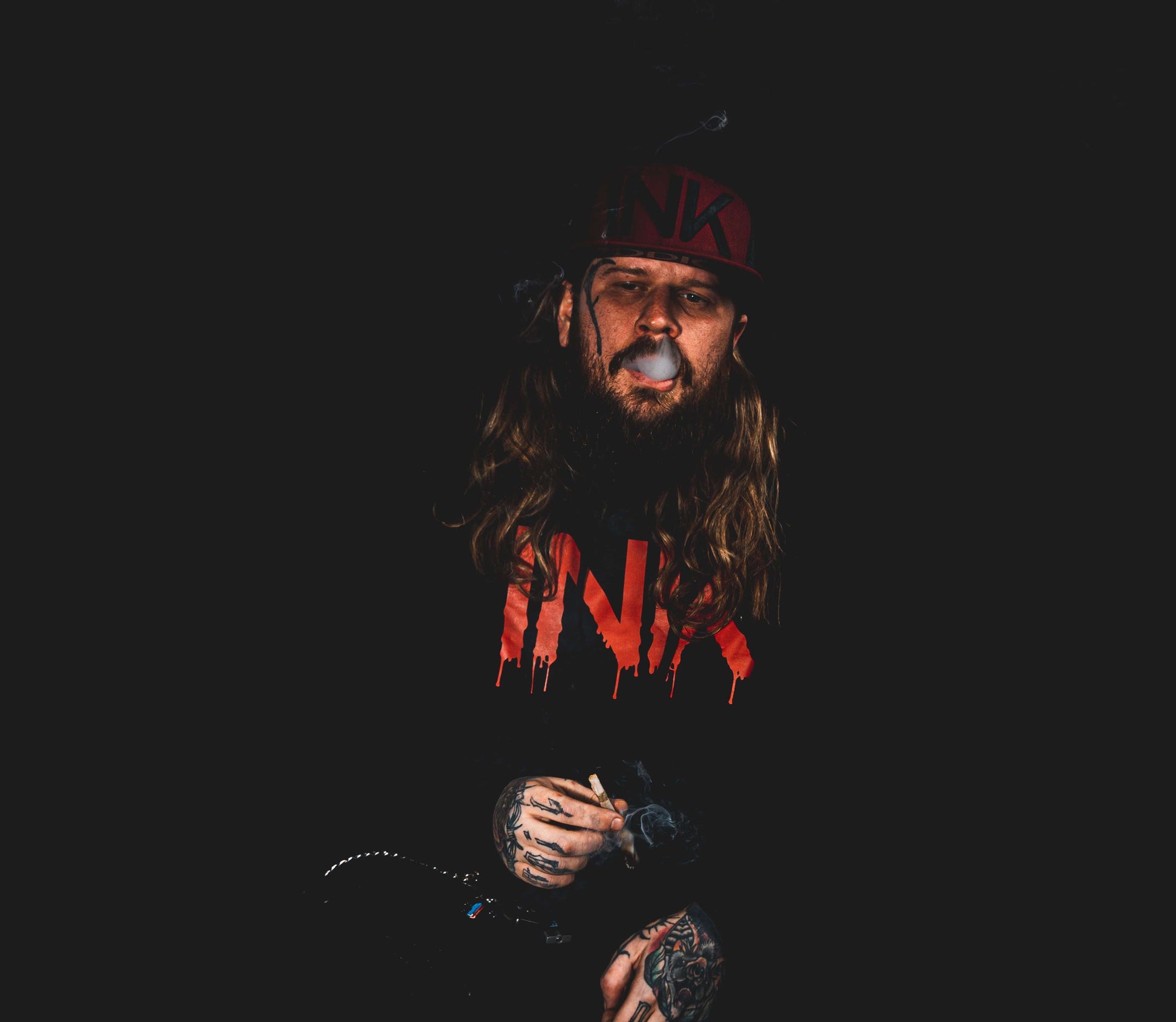 InkAddict INK Drip Men's Hoodie