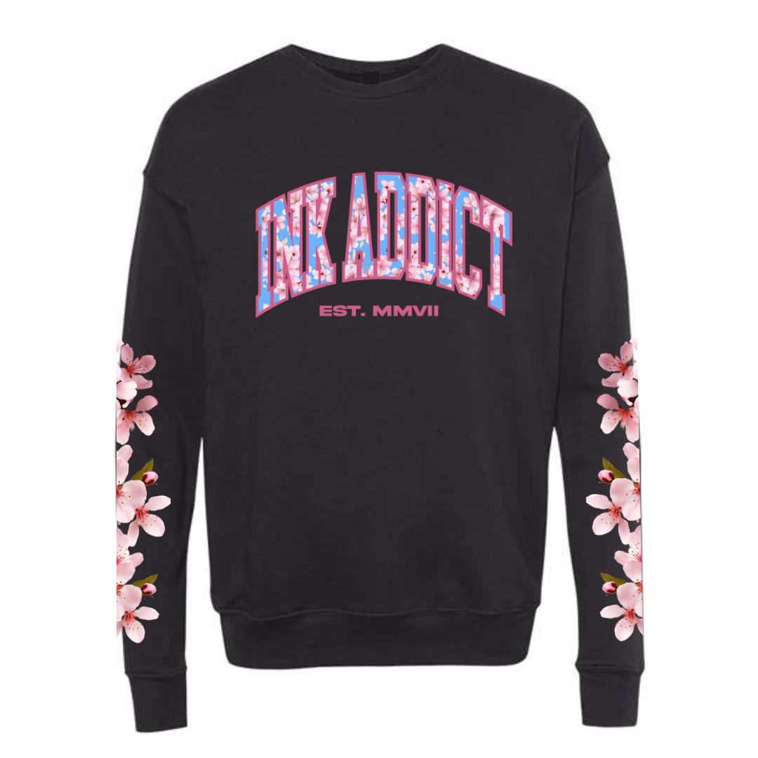 Cherry Blossoms Crew-Neck Pullover