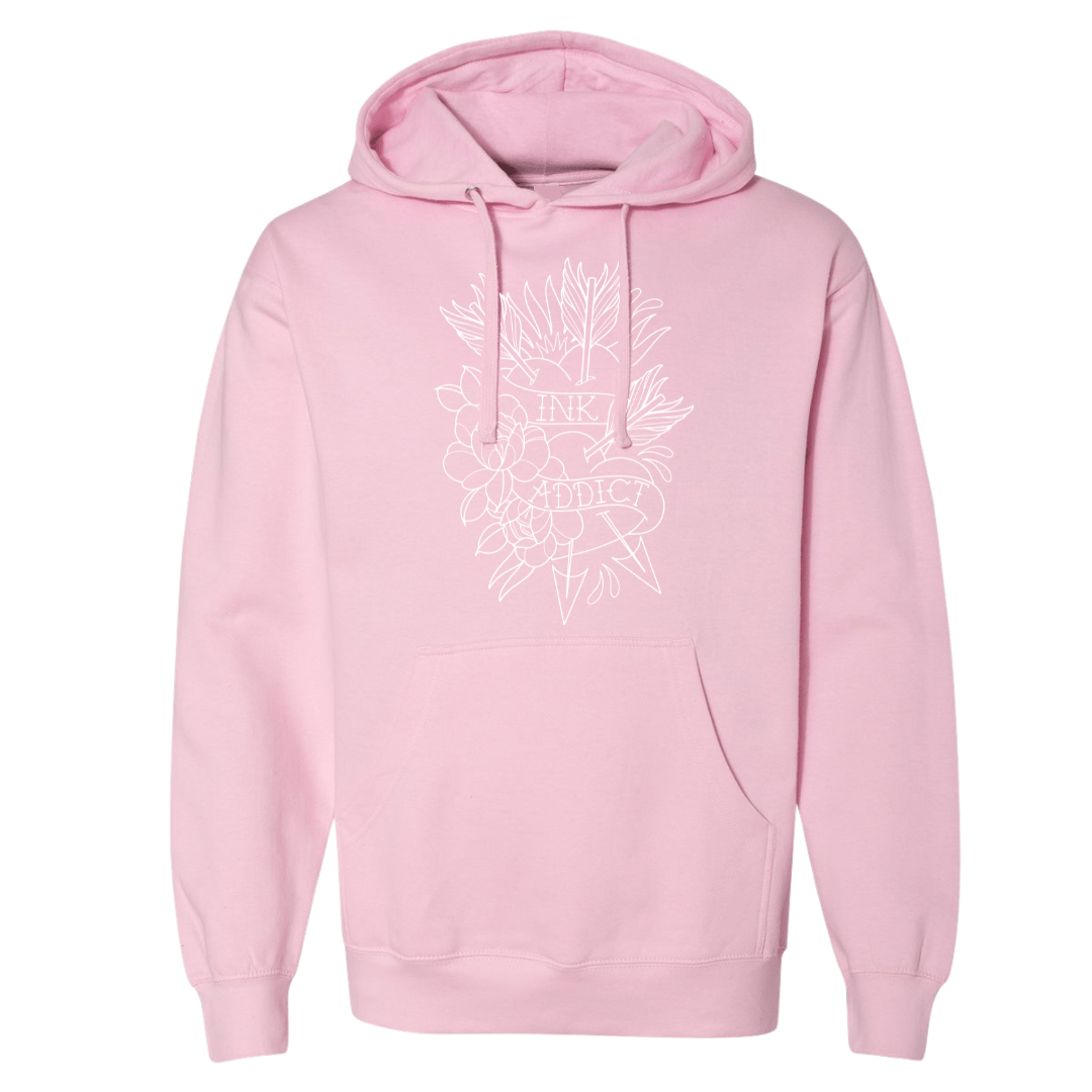 Campbell Hearts Pink Hoodie