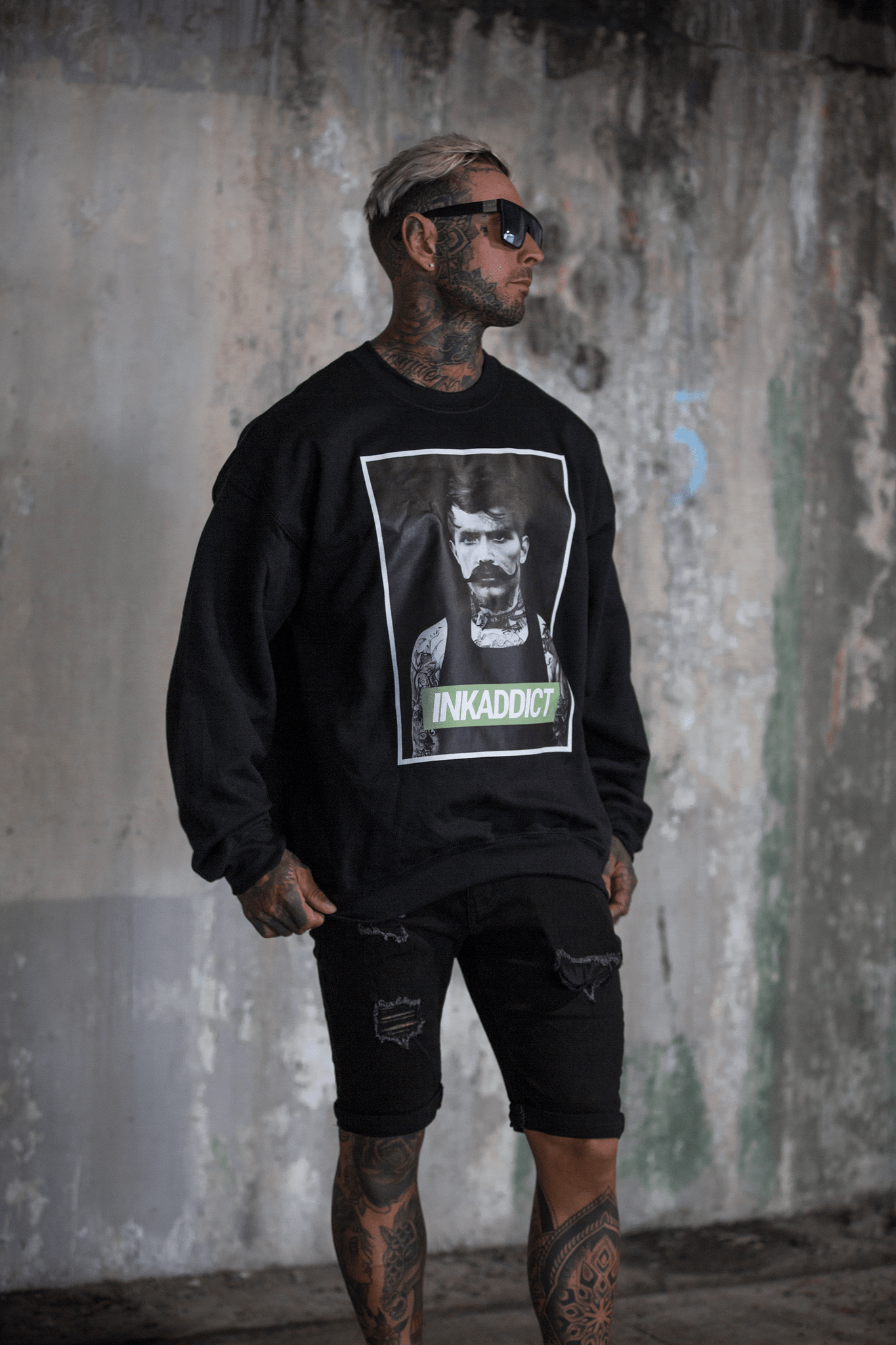 Tattooed Man Crewneck