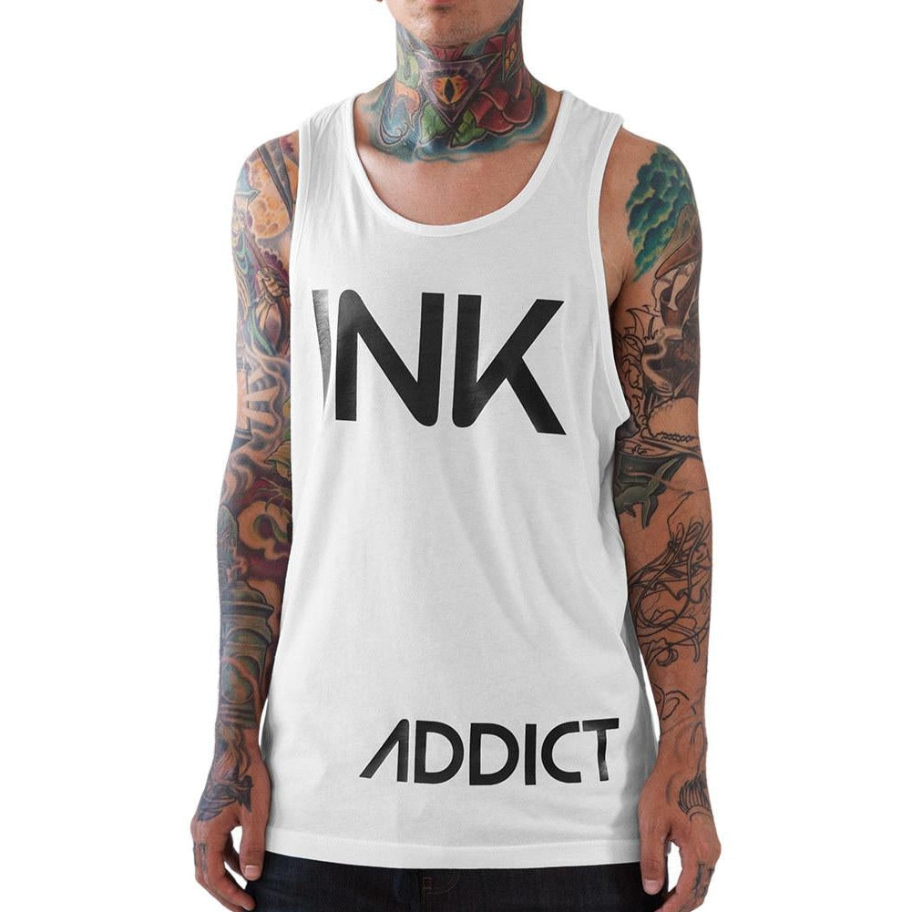 INK Men's White Tank