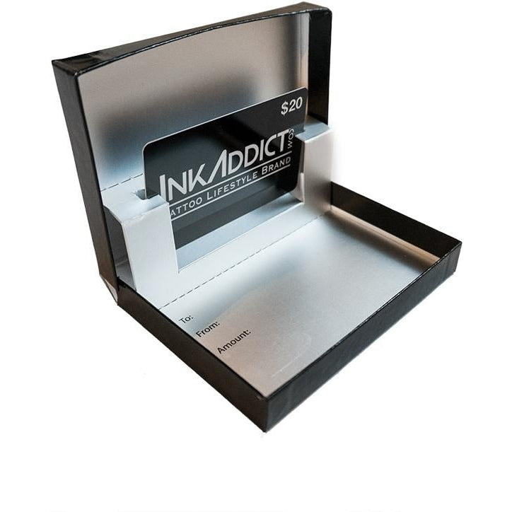 Physical Gift Card - Redeemable at InkAddict for tattoo clothing