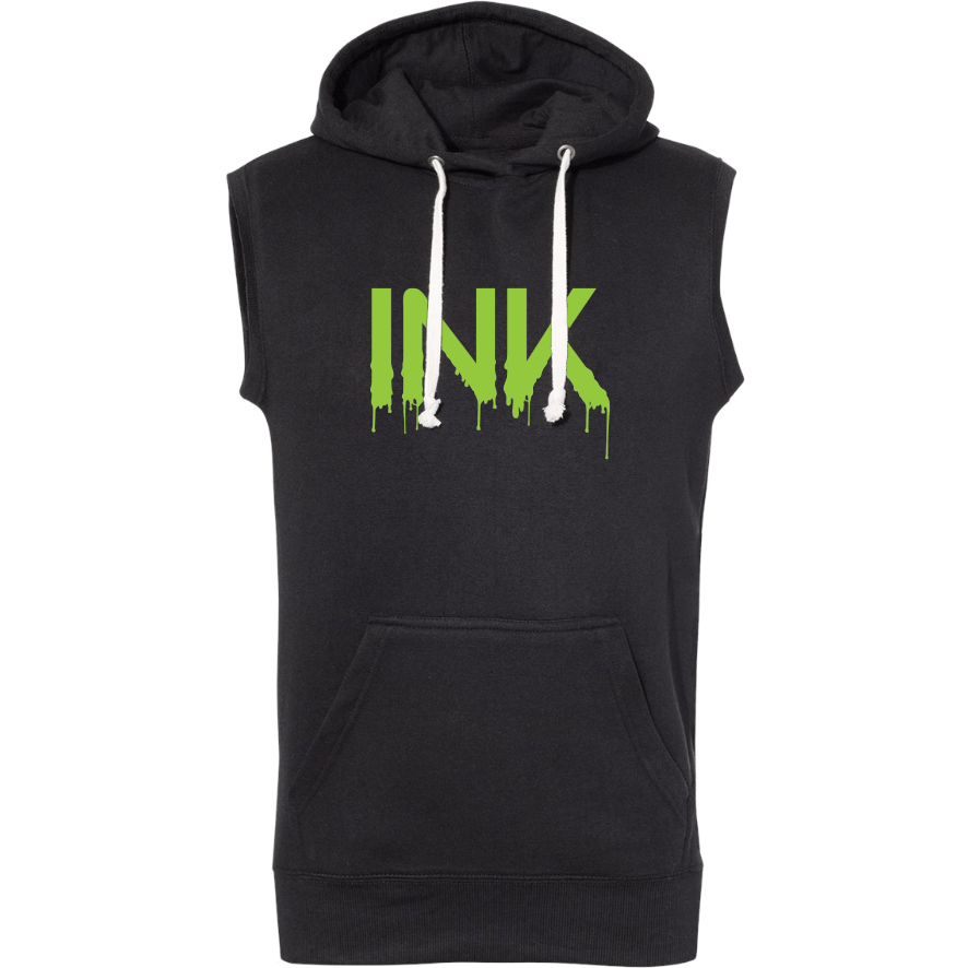 INK Drip Men's Sleeveless Hoodie