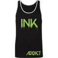 INK Drip Black/Heather Grey Men's Tank