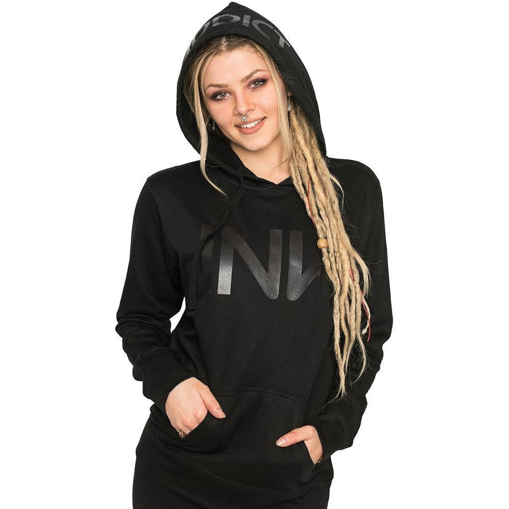 'ALWAYS THINKING OF YOU' Pen & Ink Premium Fleece Pullover Hoodie (Black) main image 0