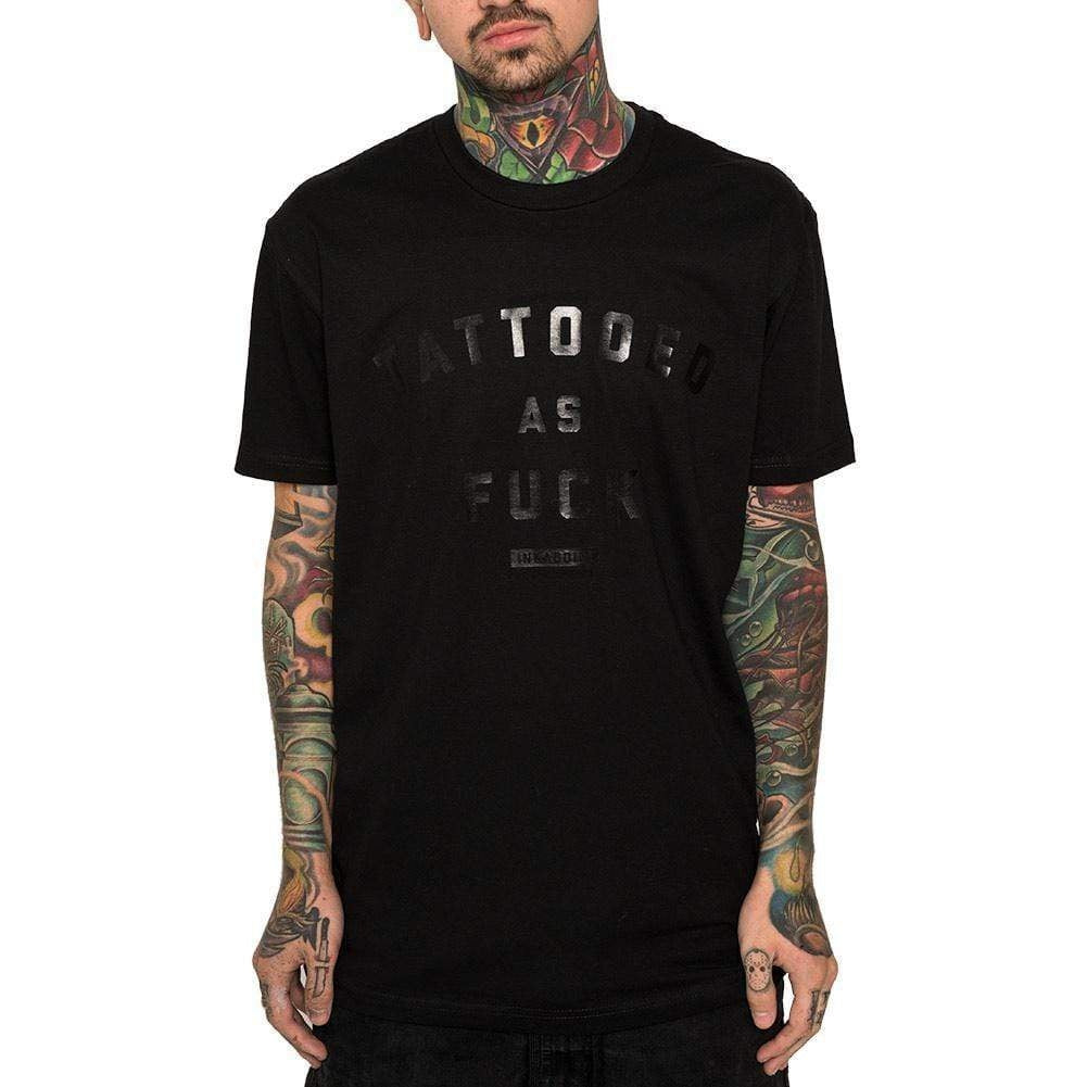 Tattooed As Fuck Men's Black Collection Tee