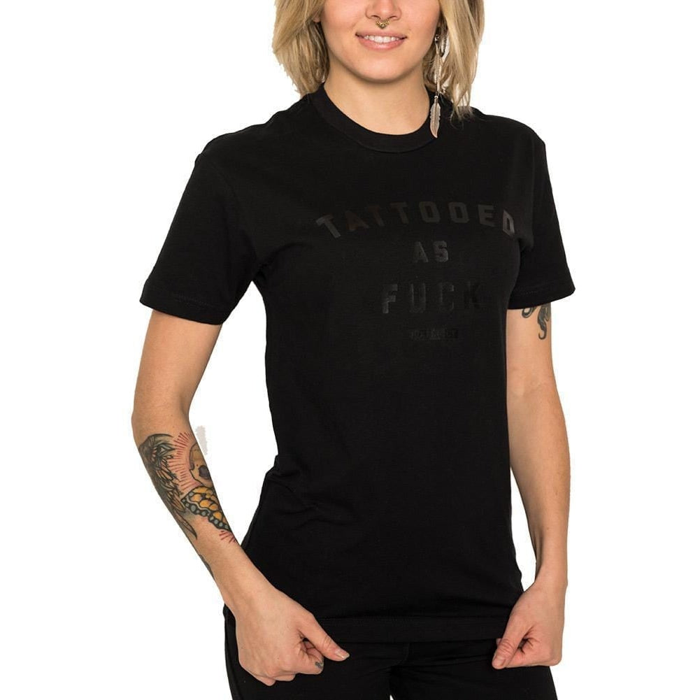 Tattooed As Fuck Men's Black Collection Tee