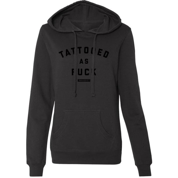 Tattooed As Fuck Women's Black Collection Pullover Hoodie