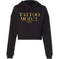 Tattoo Model Gold Women's Cropped Pullover