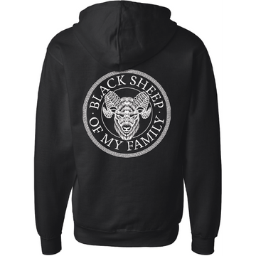 Black Sheep Unisex Midweight Zip Hoodie Black Sheep Unisex Midweight Zip Hoodie