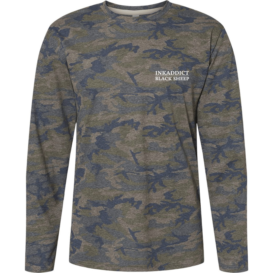 Black Sheep Unisex Camo Long Sleeve Tee