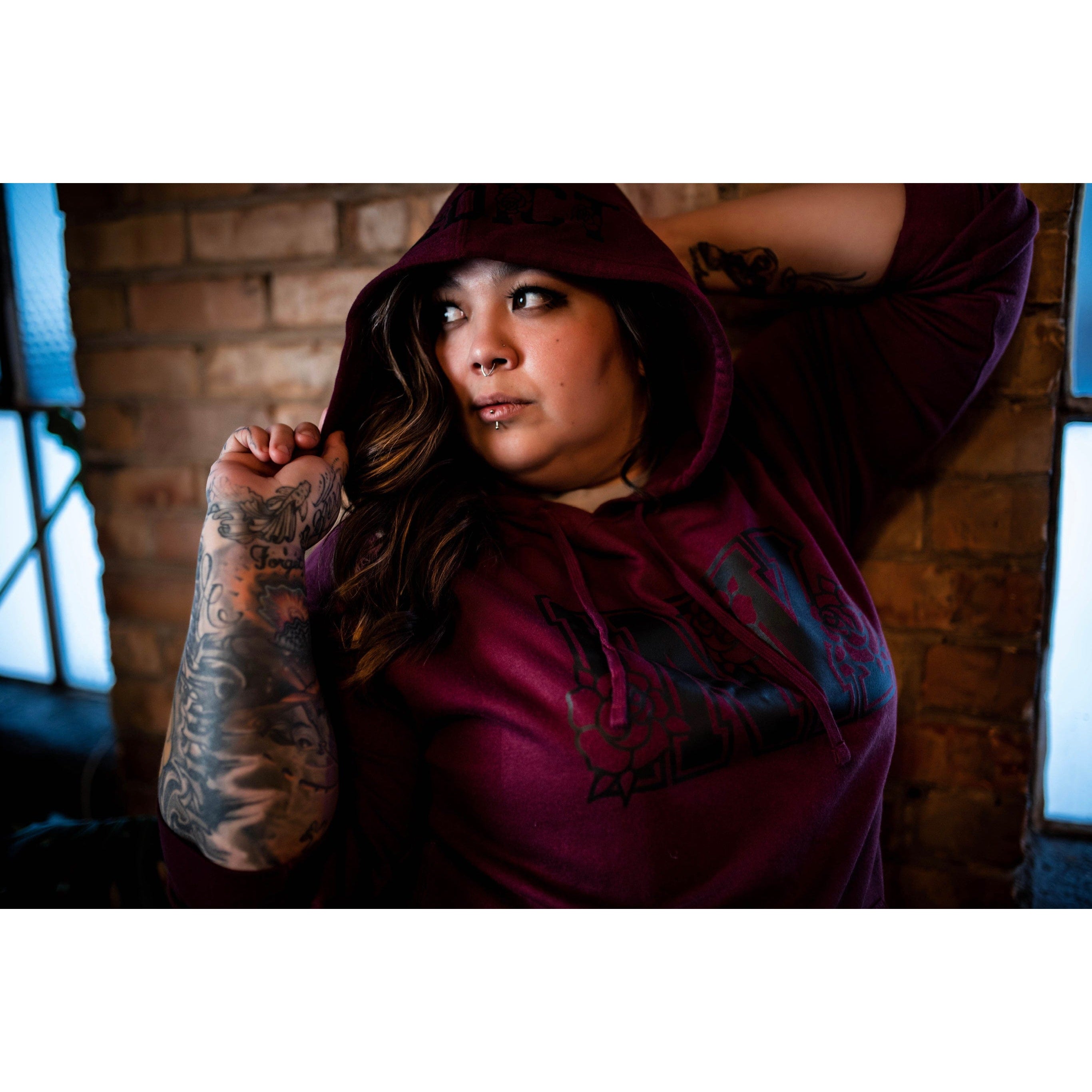 Lightweight Pullover Hoodie For Women - InkAddict