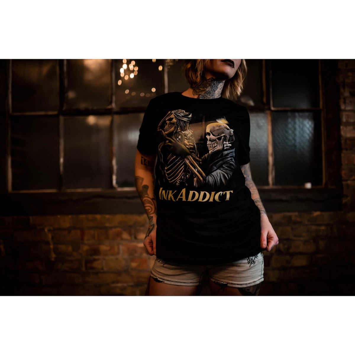Svg Inkaddict InkAddict for Life Unisex Tee