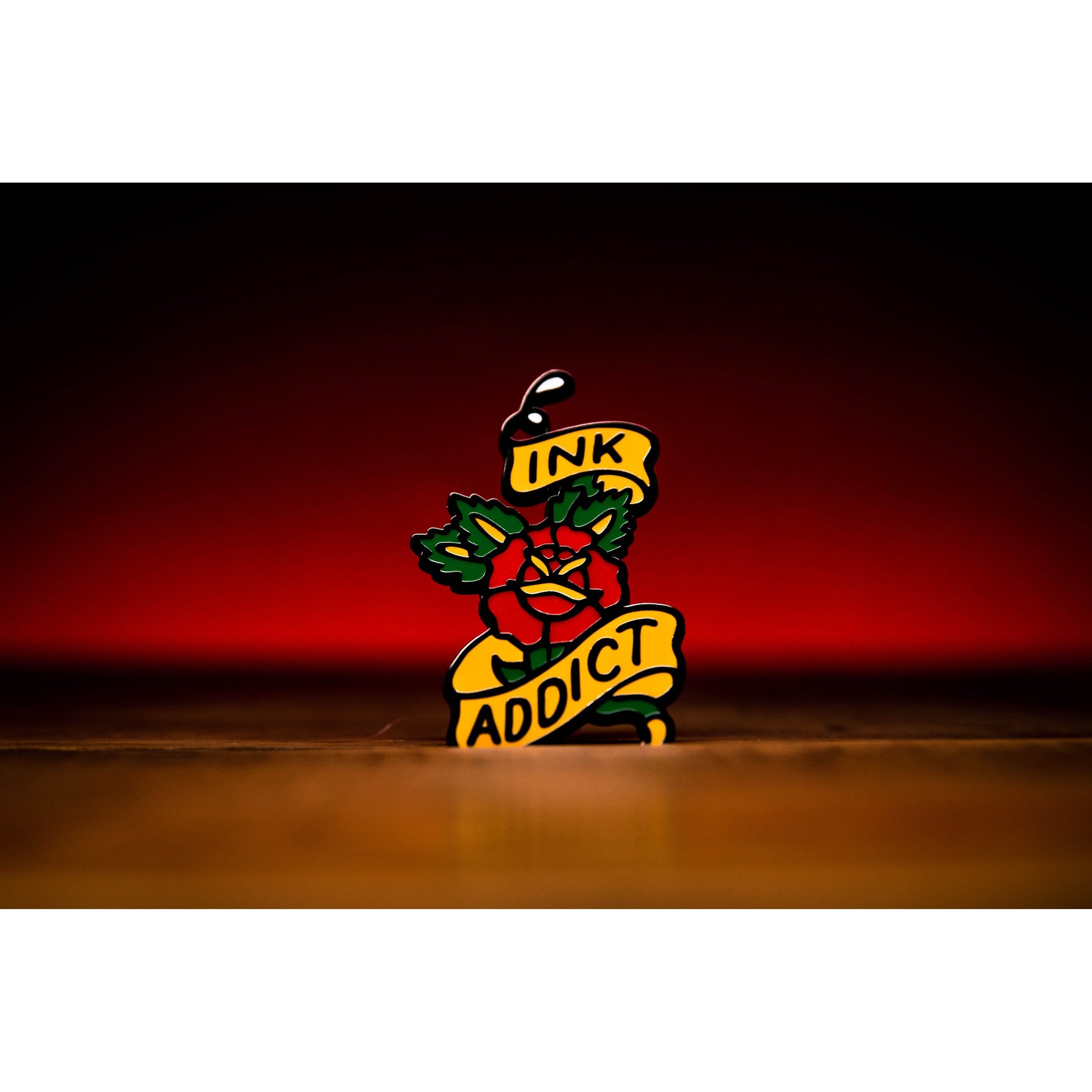 Traditional Rose Enamel Pin