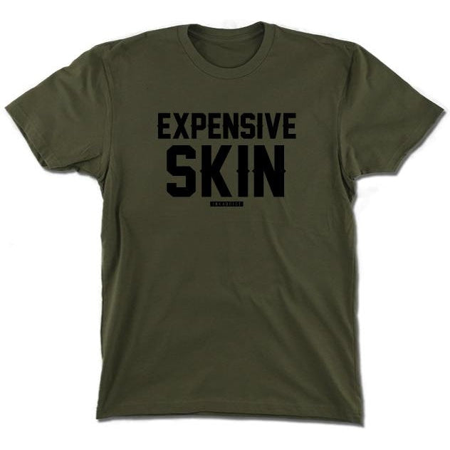 Expensive Skin Men's Military Green Tee