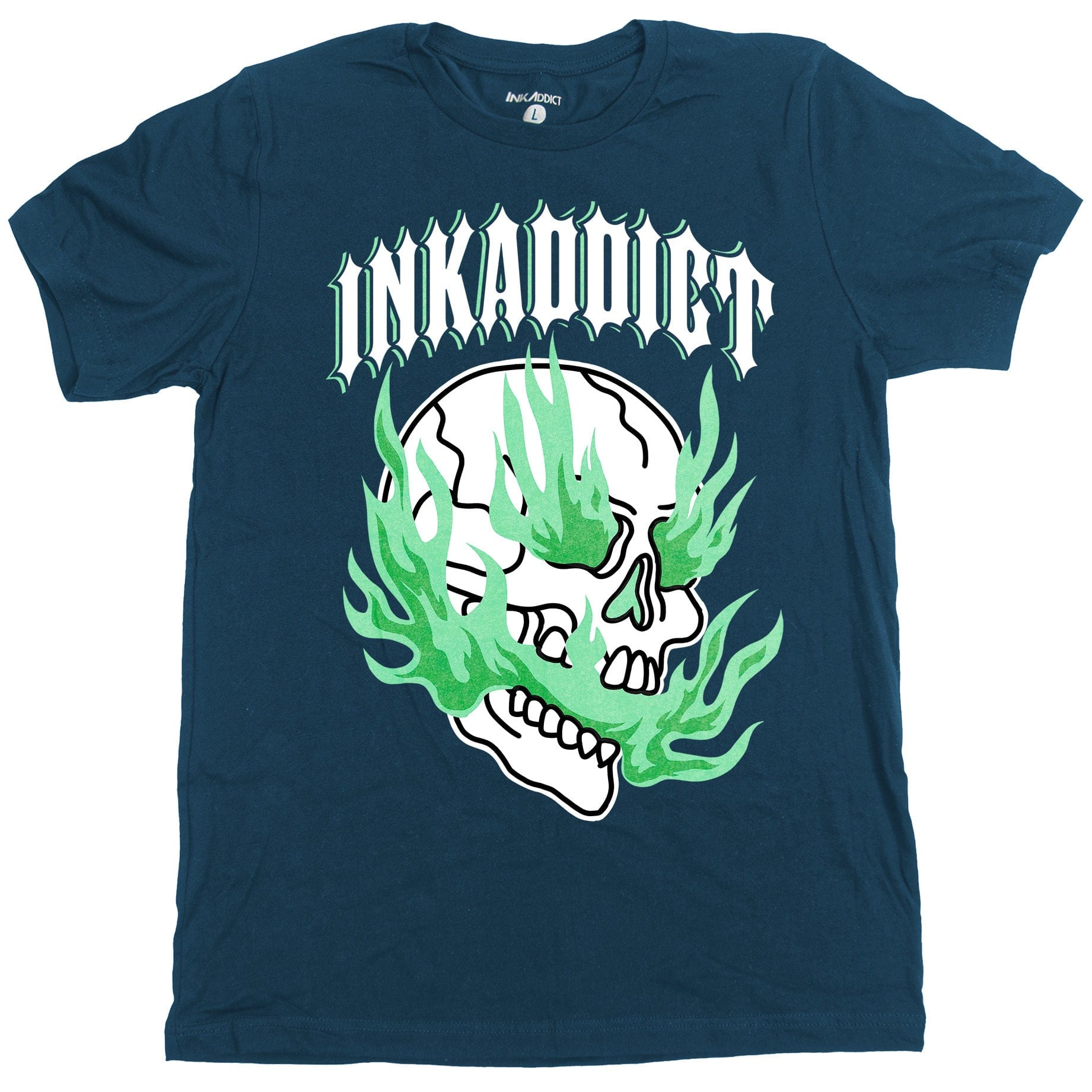Flame Skull Color Tees