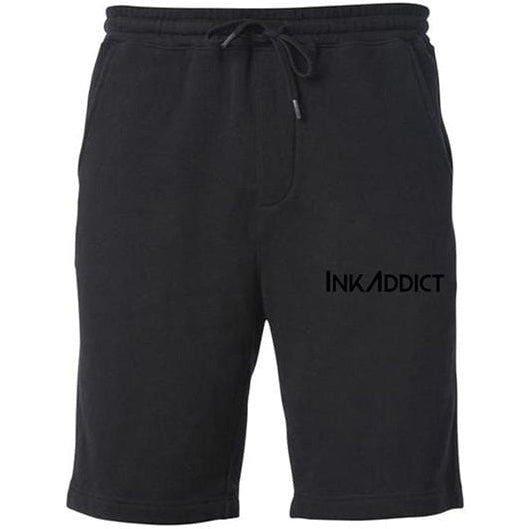 INK Men's Fleece Black Shorts