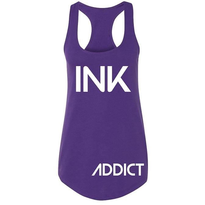 INK Women's Purple Racerback Tank