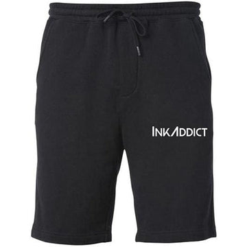 INK Men's Fleece Black Shorts