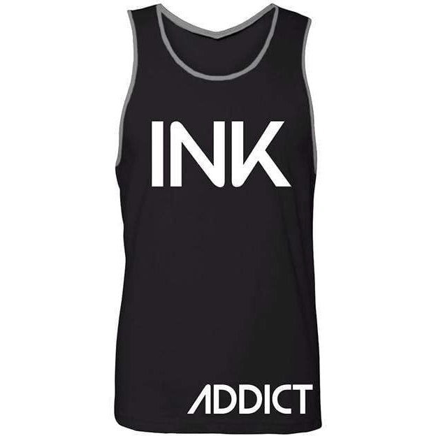 INK Men's Black/Heather Grey Tank
