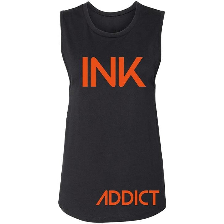 INK Orange Women's Muscle Tank Top
