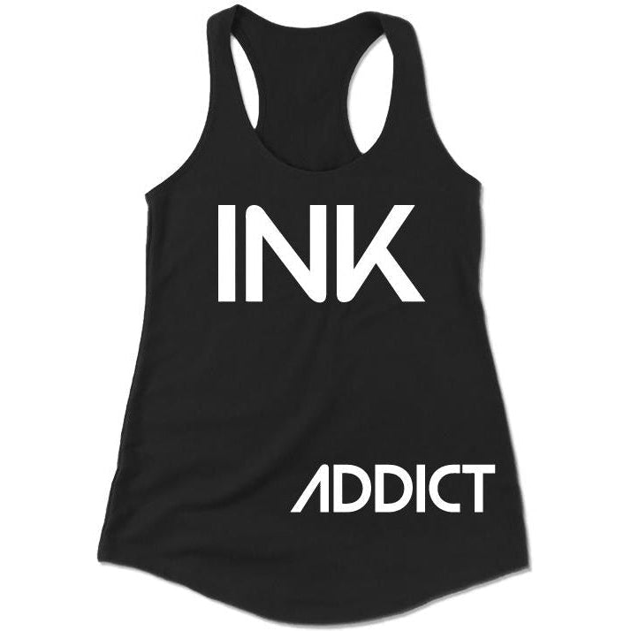 INK Women's Black Racerback Tank
