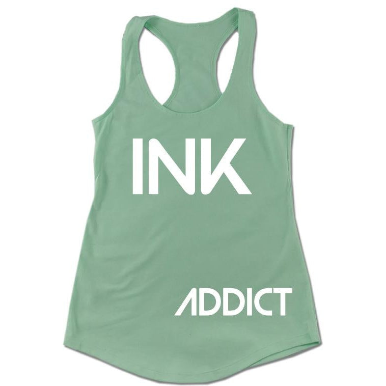 INK Women's Mint Racerback Tank Top