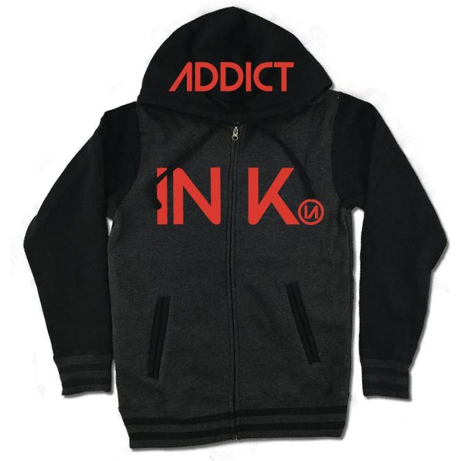 Varsity zip top hoodie