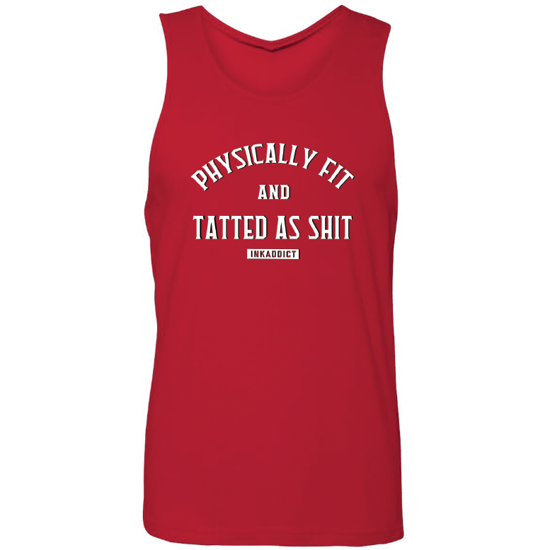Physically Fit Men's Red Tank