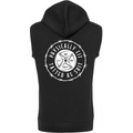 Physically Fit Wired Men's Black Sleeveless Hoodie