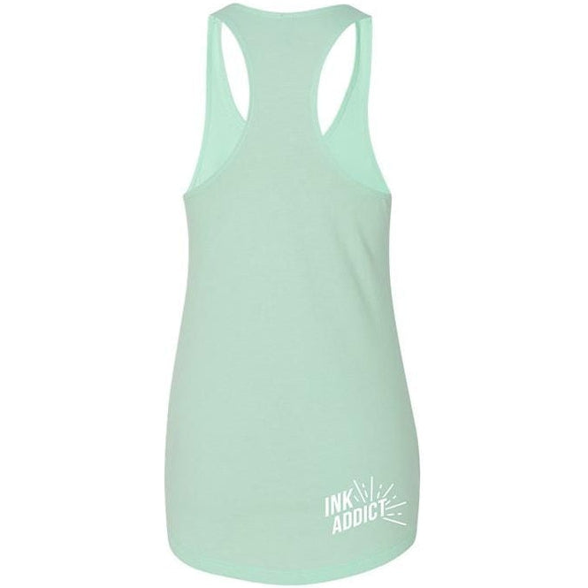 InkAddict New Tan Women's Mint Racerback