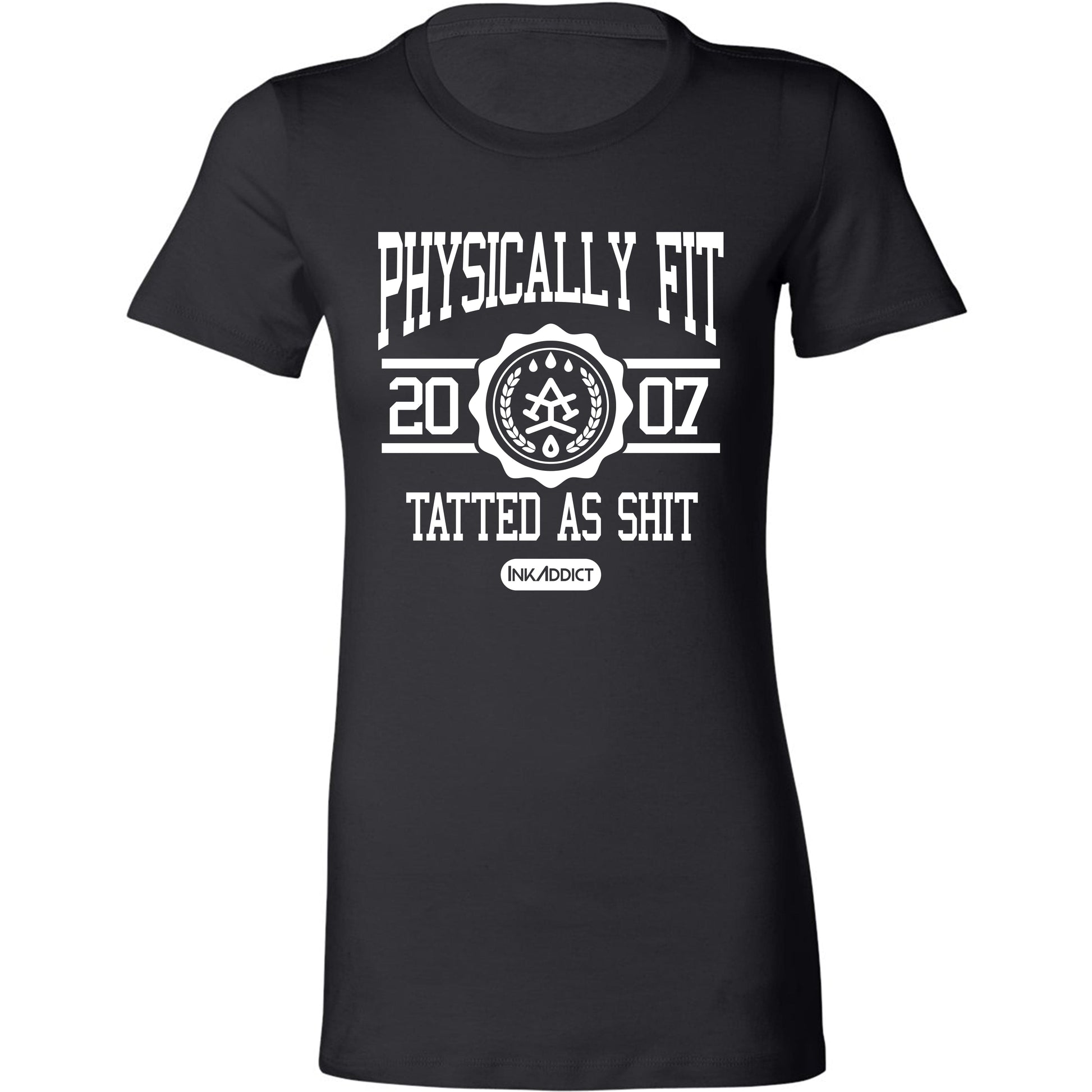 Physically Fit Collegiate Women's Slim Fit Tee