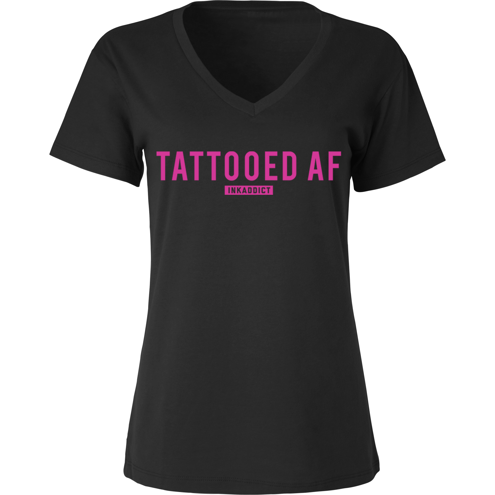 Tattooed AF Women's V-Neck Tee