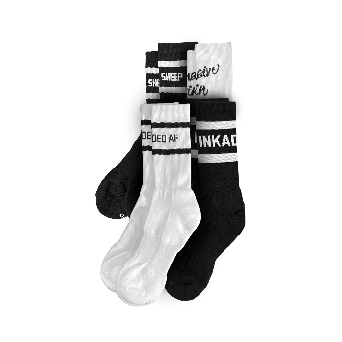 InkAddict Socks 4 Pack