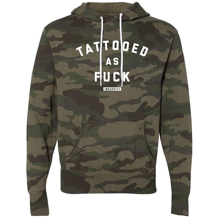 Tattooed as Fuck Unisex Camo Pullover