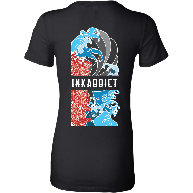 Svg Inkaddict InkAddict Wave Women's Tee