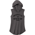 Physically Fit Women's Charcoal Sleeveless Hoodie Tee