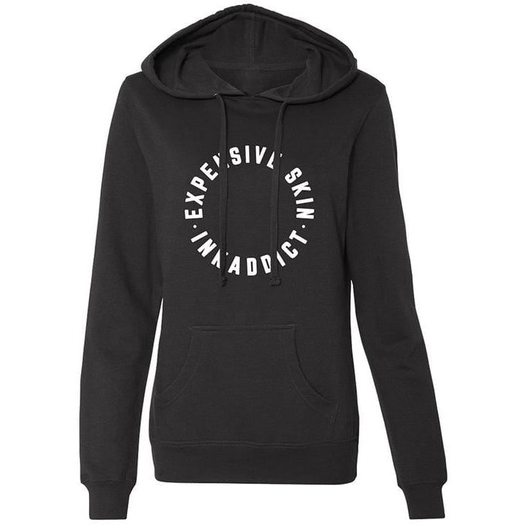 Expensive Skin Circle Black Women's Pullover